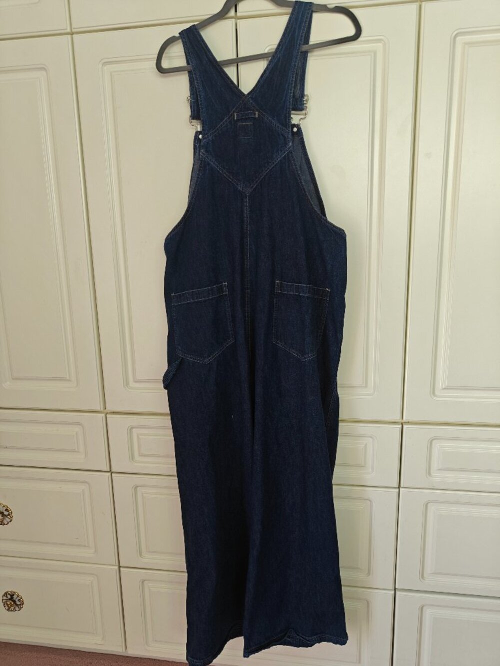 Gap Women's Blue Jeans Overalls, Size Large